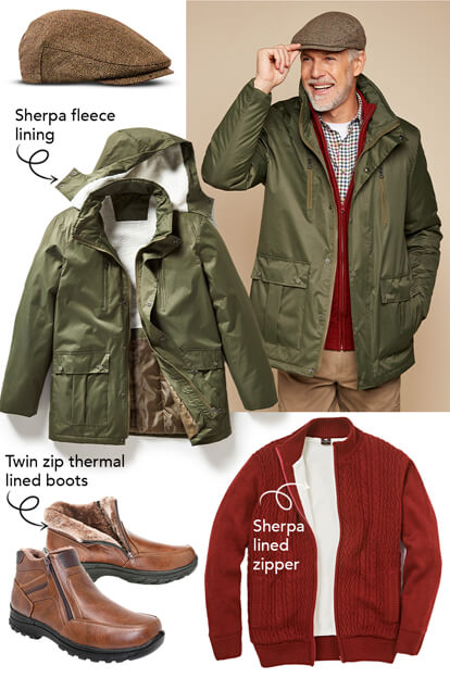 Pegasus Waterproof Jacket With Sherpa Lining